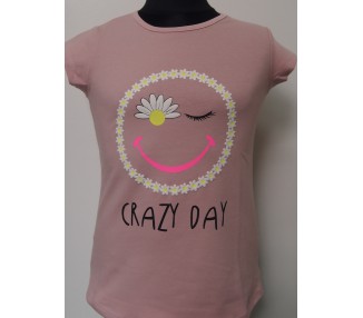 BLUZKA DZIEWCZĘCA CRAZY DAY KR R.170