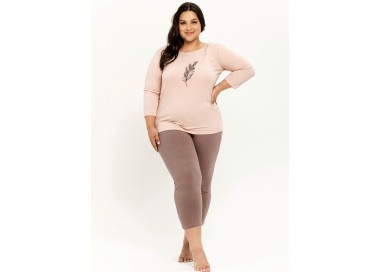 PIŻAMA JANE 3289 3/4 R R.2XL-3XL