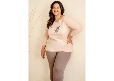 PIŻAMA JANE 3289 3/4 R R.2XL-3XL