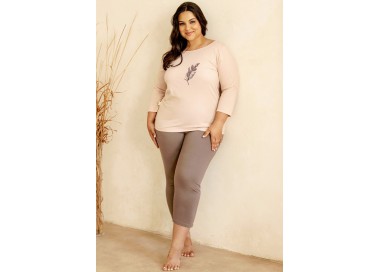 PIŻAMA JANE 3289 3/4 R R.2XL-3XL